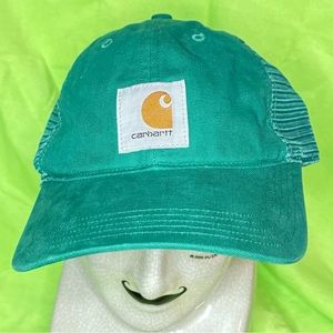 Carhartt Canvas Mesh Adjustable Hat - Blue Surf